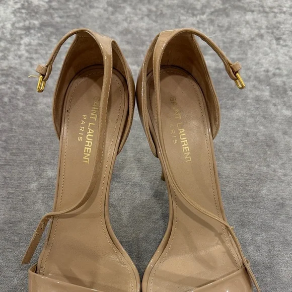Saint Laurent Tan Women's Heels size 38.5 (8.5). - Picture 3 of 9